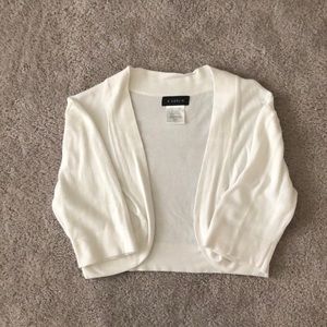 B. Darlin white shrug cardigan
